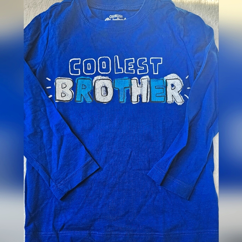 NWOT Boys 2T Coolest Brother Shirt